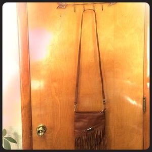 Brown Cross-Body Purse